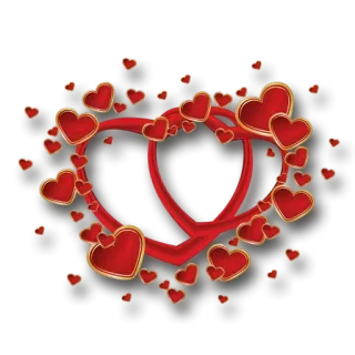 😲 cœur, amour, saint-valentin, romance, relation, cœurs telegram sticker