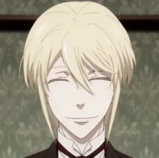 ☕️ William James Moriarty Moriarty the Patriot anime, moriarty, moriarty the patriot, blonde hair, smile, character telegram sticker
