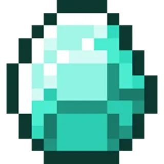 💍 Minecraft kim cương, pixel, trò chơi điện tử, đá quý, minecraft telegram sticker