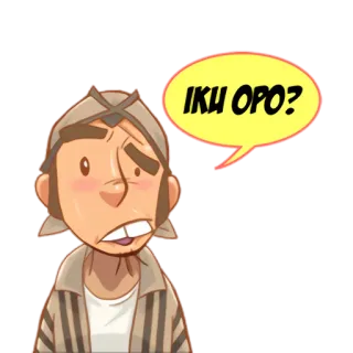 🤔 IKU OPO? telegram sticker