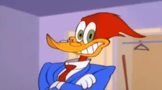 😏 Woody Woodpecker Kreskówka, Woody Woodpecker, Postać, Animacja whatsapp sticker