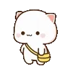 Peach and Goma @TgEmojis telegram emojis 🚶‍♀️