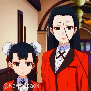 🥢 @KawaiiBack anime, characters, red uniforms telegram sticker