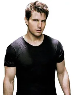 😉 Tom Cruise actor, celebrity, man, portrait telegram sticker
