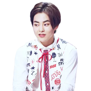 😒 PLEASE personne, homme, Xiumin, Exo, Kpop telegram sticker
