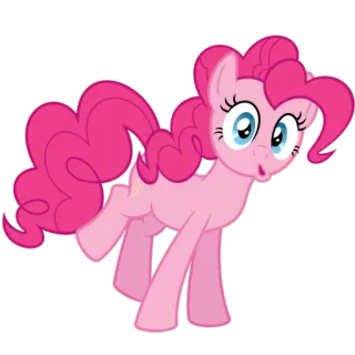 😱 Pinkie Pie My Little Pony Пони, Пинки Пай, Мультфильм, Дружба, MLP, Милый telegram sticker