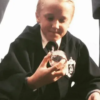 🐾 Draco Malfoy Harry Potter 드레이코 말포이, 해리 포터, 슬리데린, 마법, 마법사, 학교 telegram sticker