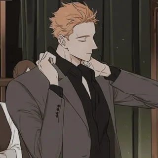 🐾 homem, terno, formal, personagem, ilustração, moda telegram sticker
