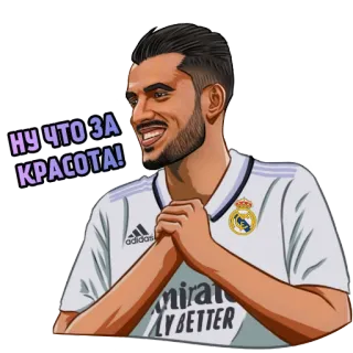 😍 НУ ЧТО ЗА КРАСОТА! nhãn dán, nga, bóng đá, real madrid, bóng đá, thể thao telegram sticker