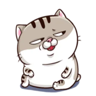 👀 猫, 漫画, 動物, かわいい, ステッカー, 面白い telegram sticker