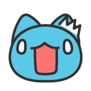 🐮 漫画, かわいい, 可愛い, 猫, 動物, ステッカー telegram sticker