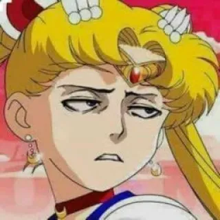 ☕️ Sailor Moon Anime, Sailor Moon, Meme, Drôle, Suffisant, Dessin animé whatsapp sticker