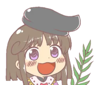 😃 anime, cartoon, cute, woman, girl telegram sticker