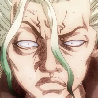 ⛰ Senku Ishigami Dr. Stone anime, manga, dr stone, senku telegram sticker