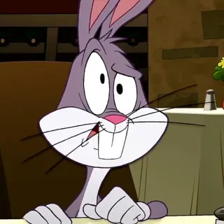 🥕 Bugs Bunny Looney Tunes dibujos animados, conejo, Looney Tunes, Bugs Bunny telegram sticker