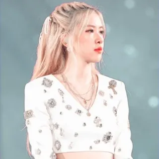 🐰 Rosé Розэ, Blackpink, K-pop, певица, айдол, женщина telegram sticker