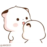 😽 만화, 귀여운, 동물, 곰, 캐릭터 telegram sticker