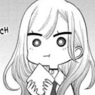 ⚪️ CH anime, manga, girl, cartoon, drawing, portrait telegram sticker