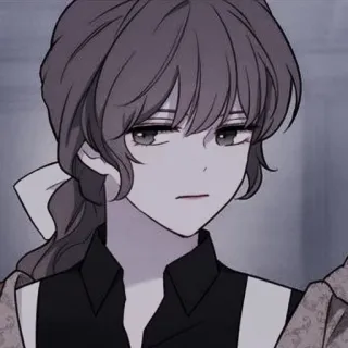 ☕️ anime, manga, woman, illustration, portrait, cartoon whatsapp sticker
