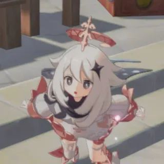 💫 Paimon Genshin Impact paimon, genshin impact, anime, videospiel, charakter, süß whatsapp sticker