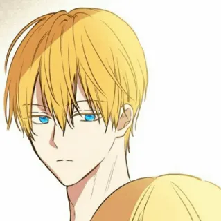 🌻 Anime, Manga, Hoạt hình, Nhân vật, Chân dung, Tóc vàng telegram sticker
