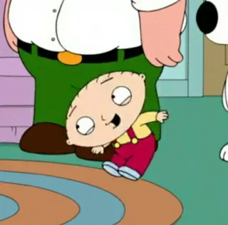 🧸 Stewie Griffin Family Guy cartoon, animated, baby, funny, tv show, comedy telegram sticker