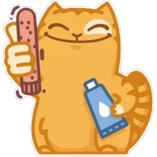 5 koteek serogo telegram stickers