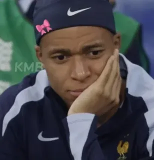 💋 Kylian Mbappe French National Football Team KMB telegram sticker