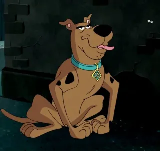 😛 Scooby-Doo dog, cartoon, Scooby-Doo telegram sticker