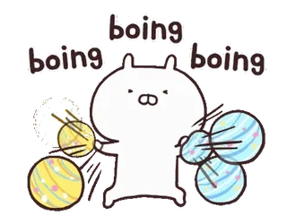 Usamaru Moving Everyday whatsapp stickers