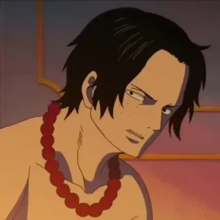 🗝️ Ace One Piece 애니메이션, 원피스, 에이스, 포트거스 D. 에이스, 불주먹 에이스 telegram sticker