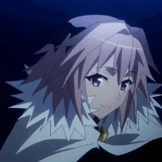 💕 Astolfo アニメ, トラップ, 可愛い, 架空のキャラクター, 笑顔 telegram sticker
