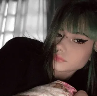 ☁️ femme, fille, portrait, visage, beauté telegram sticker