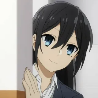 🙂 Anime, Chica, Personaje, Retrato telegram sticker