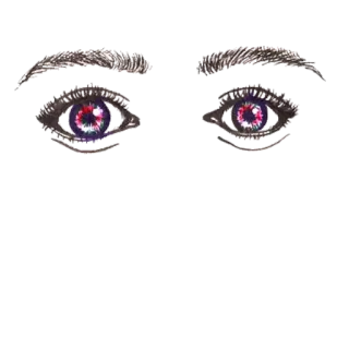 😒 mata, alis, makeup, glamor, mode telegram sticker