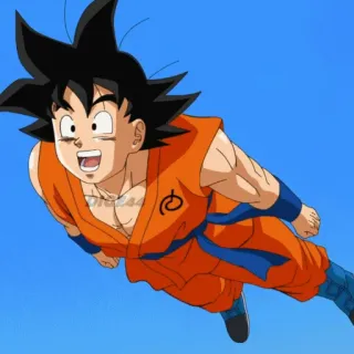 ✈️ Goku Dragon Ball Anime, Dragon Ball, Goku, Vol, Dessin animé, Personnage, Son Goku telegram sticker