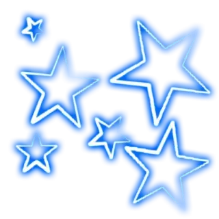 🌠 ดาว, ดาว, สีน้ำเงิน, เรืองแสง, ส่องแสง, ท้องฟ้า telegram sticker