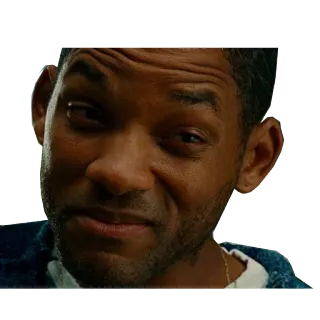 😲 Will Smith Schauspieler, Promi, Mann, Gesicht, Porträt telegram sticker