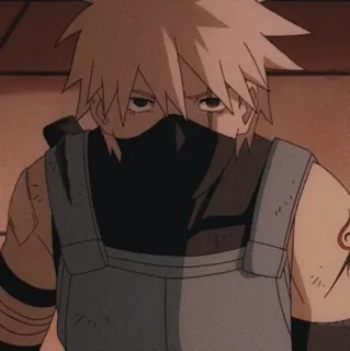 🗡️ Kakashi Naruto anime, ninja, kakashi, naruto, manga, character telegram sticker