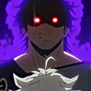 😡 Yami Sukehiro Black Clover Anime, Black Clover, Yami Sukehiro, Caballero Mágico, Manga telegram sticker