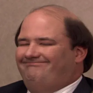 😑 Kevin Malone The Office lucu, meme, potret, acara TV whatsapp sticker