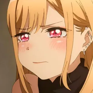 🎃 Anime, Garota, Chorando, Triste, Personagem, Expressão, Mangá telegram sticker