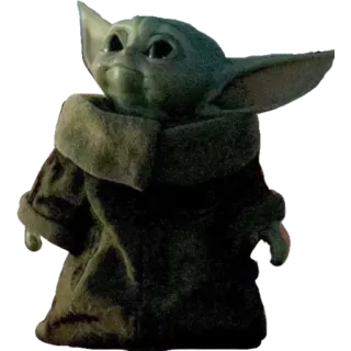 😏 Baby Yoda Grogu, Star Wars, The Mandalorian, Baby Yoda, karakter, fiksi ilmiah telegram sticker