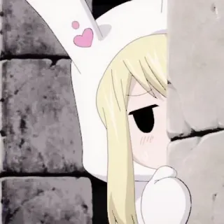 🥰 Anime, Dibujos animados, Lindo, Conejo, Chica, Kawaii whatsapp sticker