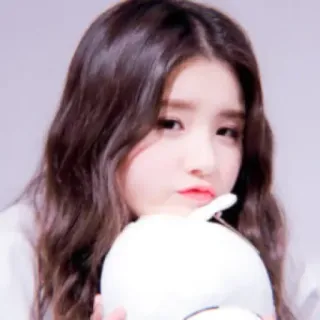 😕 portrait, fille, asiatique, femme, k-pop telegram sticker