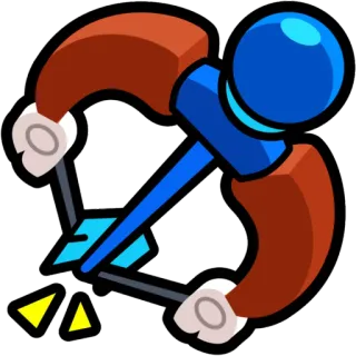 🏹 ธนู, ลูกศร, นักธนู, อาวุธ, เป้า, กระบอกใส่ลูกธนู telegram sticker