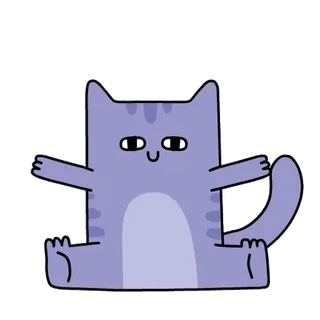 💝 gato, animal, dibujo animado, lindo telegram sticker