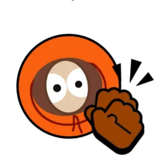 🌟 Kenny McCormick South Park ケニー, サウスパーク, カートゥーン, コメディ, アニメ telegram sticker