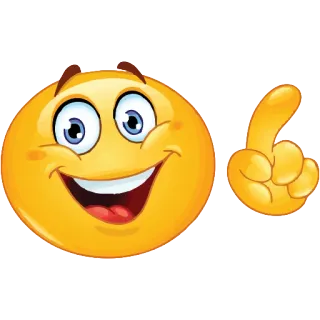 👆 Emoji, Smiley, Finger, Zeigen, Ausdruck, Gelb telegram sticker
