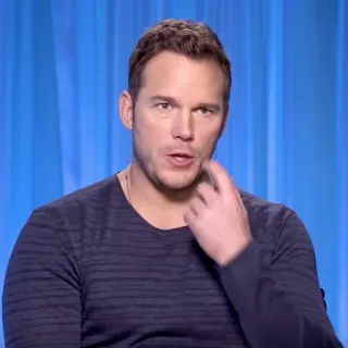 🐁 Chris Pratt Chris Pratt, aktor, selebriti, potret telegram sticker